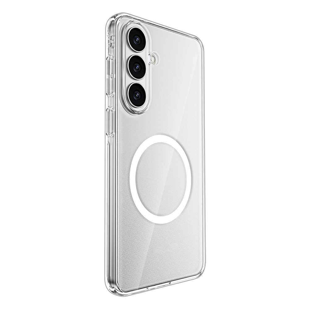 Galaxy S26 Plus Kılıf M-safe Şarj Özellikli Transparan Sert PC Wlons Pita Kapak