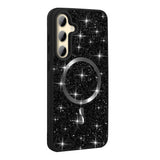 Galaxy S26 Plus Kılıf Pırlanta Tasarımlı M-safe Şarj Özellikli Zore Mozaik Silikon Kapak