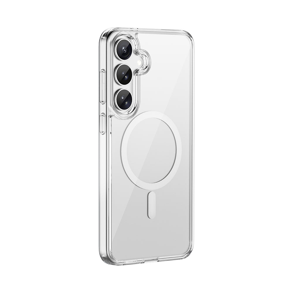 Galaxy S26 Plus Kılıf Wiwu MCC-101 iShield Pro Serisi M-safe Şarj Özellikli Crystal Sert PC Kapak