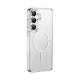 Galaxy S26 Plus Kılıf Wiwu MCC-101 iShield Pro Serisi M-safe Şarj Özellikli Crystal Sert PC Kapak