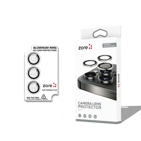 Galaxy S26 Plus Zore CL-12 Premium Safir Parmak İzi Bırakmayan Anti-Reflective Kamera Lens Koruyucu