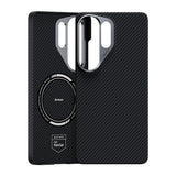 Galaxy S26 Ultra Kılıf Benks M-safe Şarj Özellikli Magnetik ArmorAir 600D Kevlar Karbon Fiber Kapak
