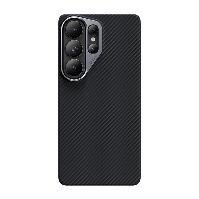 Galaxy S26 Ultra Kılıf Benks M-safe Şarj Özellikli Magnetik ArmorAir 600D Kevlar Karbon Fiber Kapak
