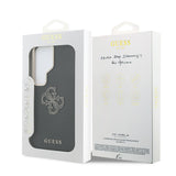 Galaxy S26 Ultra Kılıf Guess Orjinal Lisanslı Grained Yazı ve 4G Büyük Metal Logolu Kapak