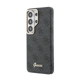 Galaxy S26 Ultra Kılıf Guess Orjinal Lisanslı M-safe Şarj Özellikli Script Yazı Logolu 4G Desenli Kapak