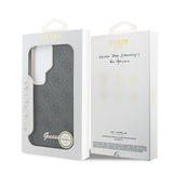 Galaxy S26 Ultra Kılıf Guess Orjinal Lisanslı M-safe Şarj Özellikli Script Yazı Logolu 4G Desenli Kapak