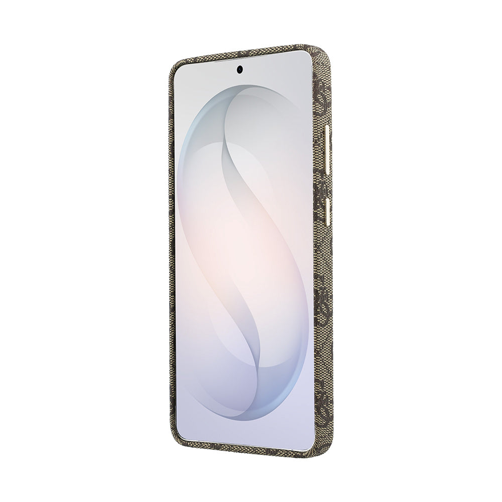 Galaxy S26 Ultra Kılıf Guess Orjinal Lisanslı M-safe Şarj Özellikli Script Yazı Logolu 4G Desenli Kapak