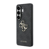 Galaxy S26 Ultra Kılıf Guess Orjinal Lisanslı PU Deri Büyük Metal Logo Dizaynlı Kapak