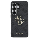 Galaxy S26 Ultra Kılıf Guess Orjinal Lisanslı PU Deri Büyük Metal Logo Dizaynlı Kapak