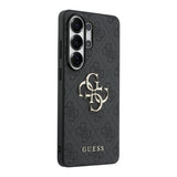 Galaxy S26 Ultra Kılıf Guess Orjinal Lisanslı PU Deri Büyük Metal Logo Dizaynlı Kapak