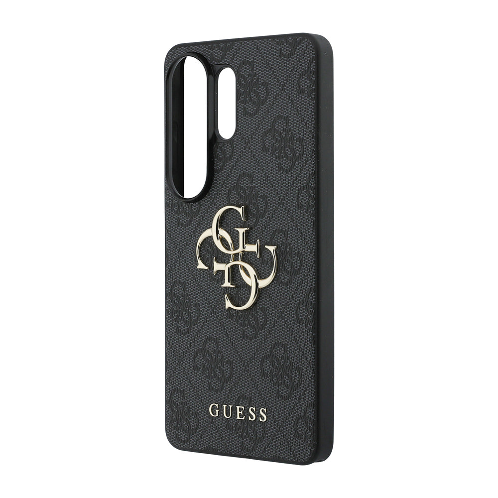Galaxy S26 Ultra Kılıf Guess Orjinal Lisanslı PU Deri Büyük Metal Logo Dizaynlı Kapak