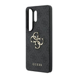 Galaxy S26 Ultra Kılıf Guess Orjinal Lisanslı PU Deri Büyük Metal Logo Dizaynlı Kapak