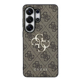 Galaxy S26 Ultra Kılıf Guess Orjinal Lisanslı PU Deri Büyük Metal Logo Dizaynlı Kapak