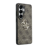 Galaxy S26 Ultra Kılıf Guess Orjinal Lisanslı PU Deri Büyük Metal Logo Dizaynlı Kapak