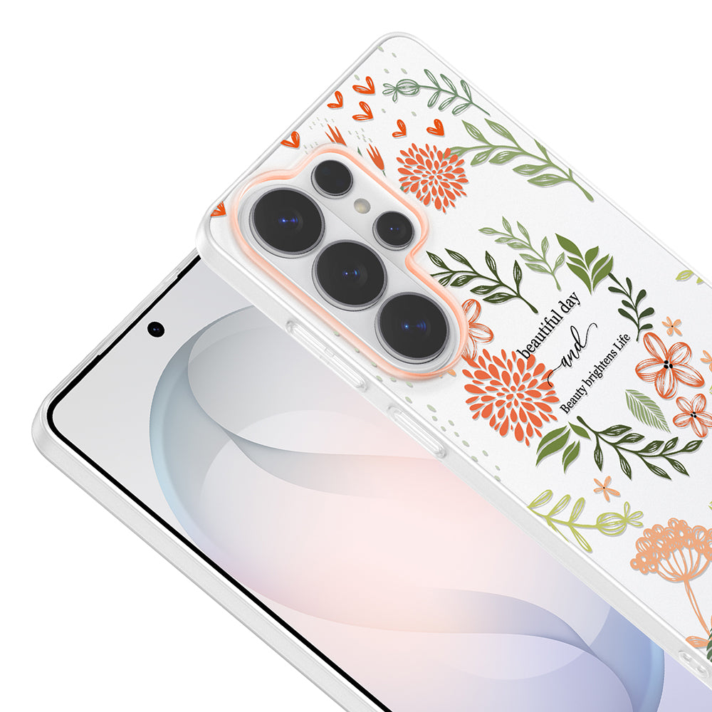 Galaxy S26 Ultra Kılıf Kamera Korumalı Desenli Zore Klip Kapak