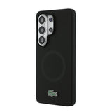 Galaxy S26 Ultra Kılıf Lacoste Orjinal Lisanslı M-safe Şarj Özellikli İkonik Logolu Metal Kamera Çerçeveli Silikon Kapak