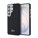 Galaxy S26 Ultra Kılıf Lacoste Orjinal Lisanslı PU Pike Desenli Arka Yüzey İkonik Timsah Metal Logolu Kapak