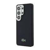 Galaxy S26 Ultra Kılıf Lacoste Orjinal Lisanslı PU Pike Desenli Arka Yüzey İkonik Timsah Metal Logolu Kapak