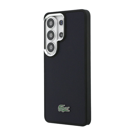 Galaxy S26 Ultra Kılıf Lacoste Orjinal Lisanslı PU Pike Desenli Arka Yüzey İkonik Timsah Metal Logolu Kapak