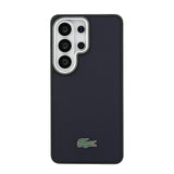 Galaxy S26 Ultra Kılıf Lacoste Orjinal Lisanslı PU Pike Desenli Arka Yüzey İkonik Timsah Metal Logolu Kapak