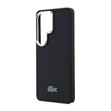 Galaxy S26 Ultra Kılıf Lacoste Orjinal Lisanslı PU Pike Desenli Arka Yüzey İkonik Timsah Metal Logolu Kapak