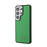 Galaxy S26 Ultra Kılıf Lacoste Orjinal Lisanslı PU Pike Desenli Arka Yüzey İkonik Timsah Metal Logolu Kapak
