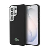Galaxy S26 Ultra Kılıf Lacoste Orjinal Lisanslı PU Pike Desenli Arka Yüzey İkonik Timsah Metal Logolu Kapak