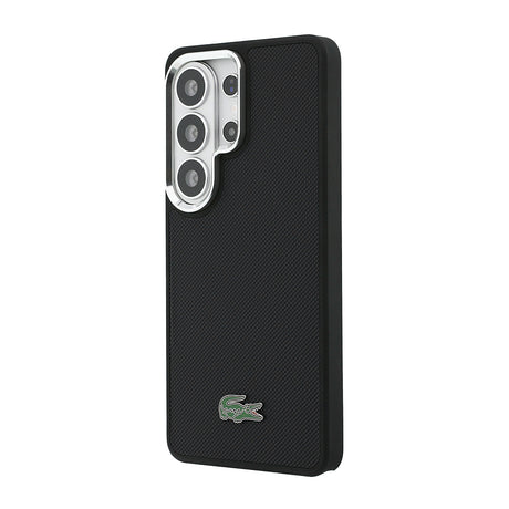 Galaxy S26 Ultra Kılıf Lacoste Orjinal Lisanslı PU Pike Desenli Arka Yüzey İkonik Timsah Metal Logolu Kapak