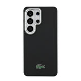 Galaxy S26 Ultra Kılıf Lacoste Orjinal Lisanslı PU Pike Desenli Arka Yüzey İkonik Timsah Metal Logolu Kapak