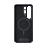 Galaxy S26 Ultra Kılıf M-safe Şarj Özellikli 600D Aramid Karbon Fiber Pitaka Cairn Serisi Black-Grey Twill Kapak