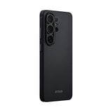 Galaxy S26 Ultra Kılıf M-safe Şarj Özellikli 600D Aramid Karbon Fiber Pitaka Cairn Serisi Black-Grey Twill Kapak