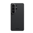 Galaxy S26 Ultra Kılıf M-safe Şarj Özellikli 600D Aramid Karbon Fiber Pitaka Ultra-Slim Classic Serisi Black-Grey Twill Kapak