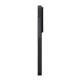 Galaxy S26 Ultra Kılıf M-safe Şarj Özellikli 600D Aramid Karbon Fiber Pitaka Ultra-Slim Classic Serisi Black-Grey Twill Kapak