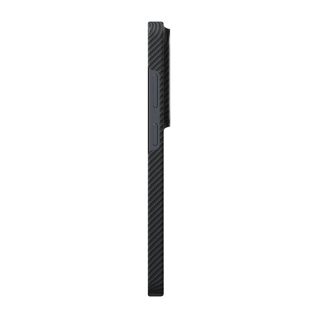 Galaxy S26 Ultra Kılıf M-safe Şarj Özellikli 600D Aramid Karbon Fiber Pitaka Ultra-Slim Classic Serisi Black-Grey Twill Kapak