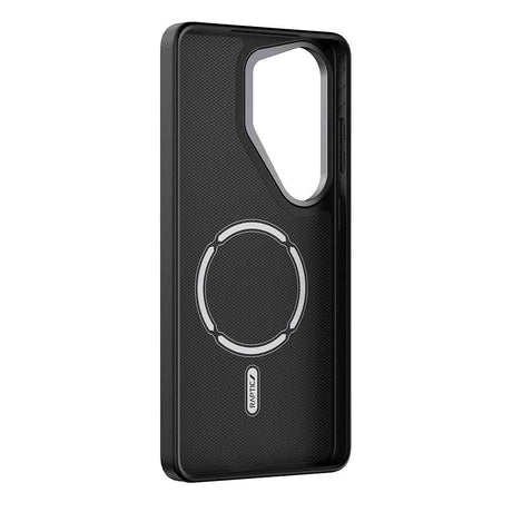 Galaxy S26 Ultra Kılıf M-safe Şarj Özellikli 600D Metal Kamera Çerçeveli Raptic Aramid Dual Serisi Karbon Kapak