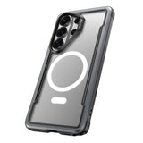 Galaxy S26 Ultra Kılıf M-safe Şarj Özellikli Airbagli Raptic Shield Serisi Şeffaf Arka Yüzey Kapak