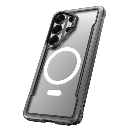 Galaxy S26 Ultra Kılıf M-safe Şarj Özellikli Airbagli Raptic Shield Serisi Şeffaf Arka Yüzey Kapak