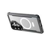 Galaxy S26 Ultra Kılıf M-safe Şarj Özellikli Airbagli Raptic Shield Serisi Şeffaf Arka Yüzey Kapak