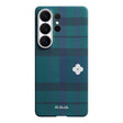 Galaxy S26 Ultra Kılıf M-safe Şarj Özellikli Aramid Karbon Fiber Pitaka Flora in Grid Serisi Kapak