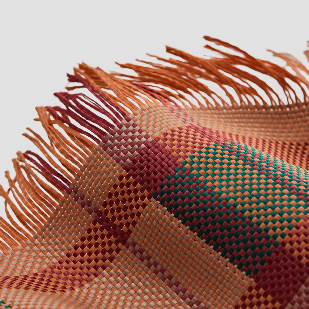 Galaxy S26 Ultra Kılıf M-safe Şarj Özellikli Aramid Karbon Fiber Pitaka Flora in Grid Serisi Kapak