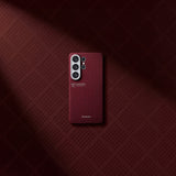 Galaxy S26 Ultra Kılıf M-safe Şarj Özellikli Aramid Karbon Fiber Pitaka Harvard University Serisi Kapak