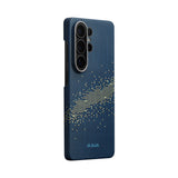 Galaxy S26 Ultra Kılıf M-safe Şarj Özellikli Aramid Karbon Fiber Pitaka Tactile Woven Starpeak Edge Serisi Milky Way Galaxy Kapak