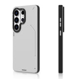 Galaxy S26 Ultra Kılıf M-safe Şarj Özellikli Basit Mat Deri Desenli Youngkit Tech Fashion Serisi Kapak