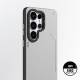Galaxy S26 Ultra Kılıf M-safe Şarj Özellikli Basit Mat Deri Desenli Youngkit Tech Fashion Serisi Kapak