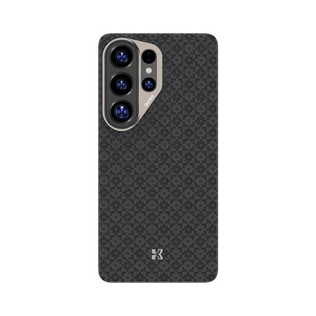 Galaxy S26 Ultra Kılıf M-Safe Şarj Özellikli Benks ArmorAir ArmorGrid Serisi Kevlar Karbon Kapak