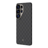 Galaxy S26 Ultra Kılıf M-Safe Şarj Özellikli Benks ArmorAir ArmorGrid Serisi Kevlar Karbon Kapak
