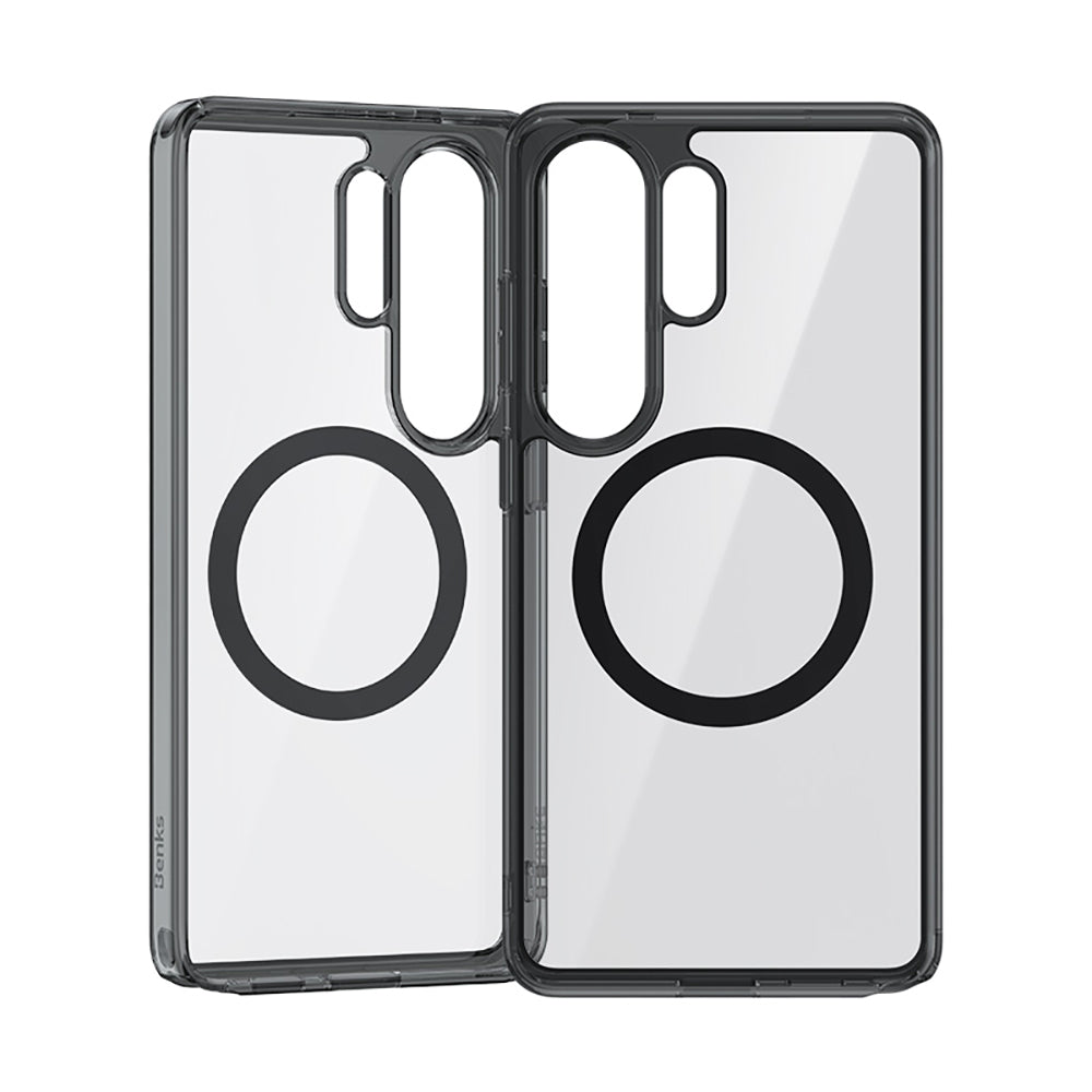 Galaxy S26 Ultra Kılıf M-safe Şarj Özellikli Benks ​​​​​​Crystal Serisi Şeffaf Kapak