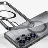 Galaxy S26 Ultra Kılıf M-safe Şarj Özellikli Benks ​​​​​​Crystal Serisi Şeffaf Kapak