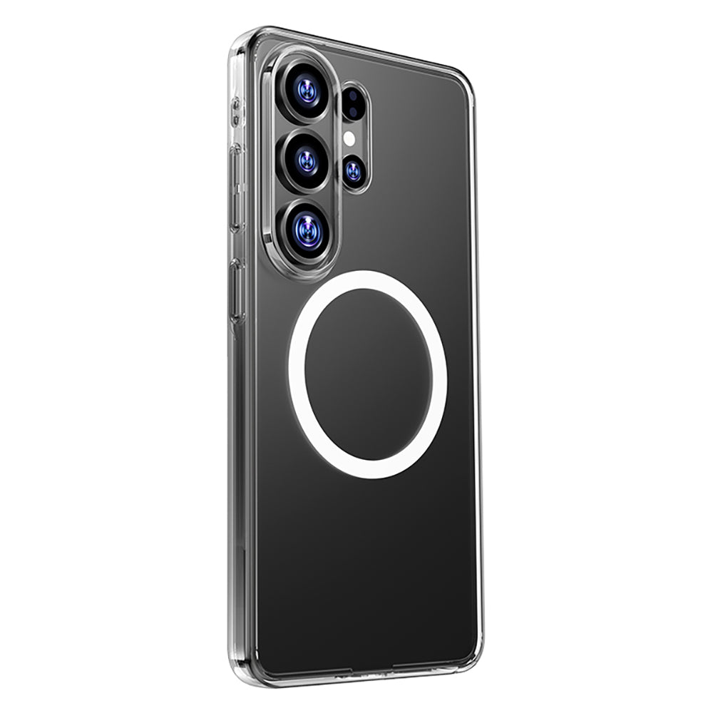 Galaxy S26 Ultra Kılıf M-safe Şarj Özellikli Benks Magnetik Crystal Serisi Şeffaf Kapak