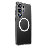 Galaxy S26 Ultra Kılıf M-safe Şarj Özellikli Benks Magnetik Crystal Serisi Şeffaf Kapak